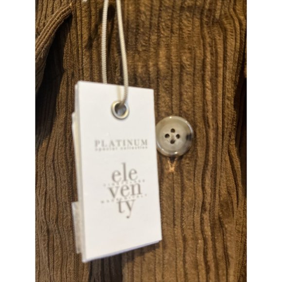 Eleventy Corduroy Overshirt Jacket Camel XL Extra Large Retail $495 - Picture 3 of 5